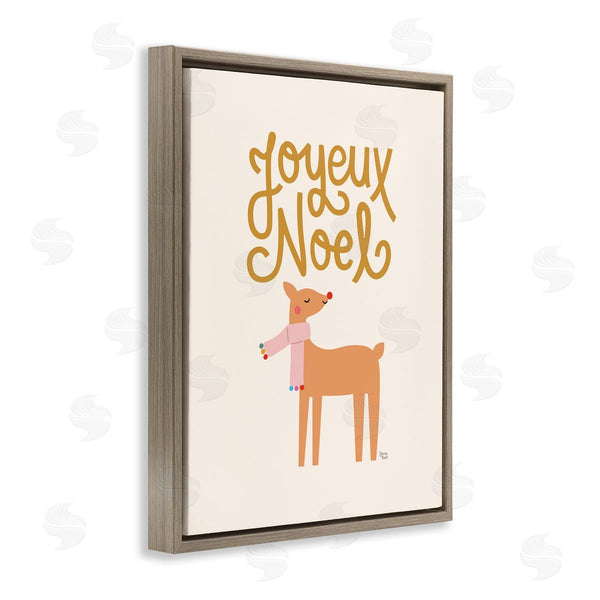 Stupell Industries Jessica Beck | Joyeux Noel Reindeer
