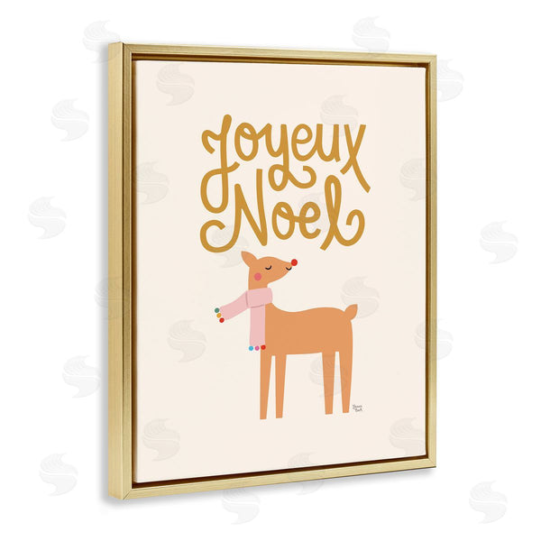 Stupell Industries Jessica Beck | Joyeux Noel Reindeer