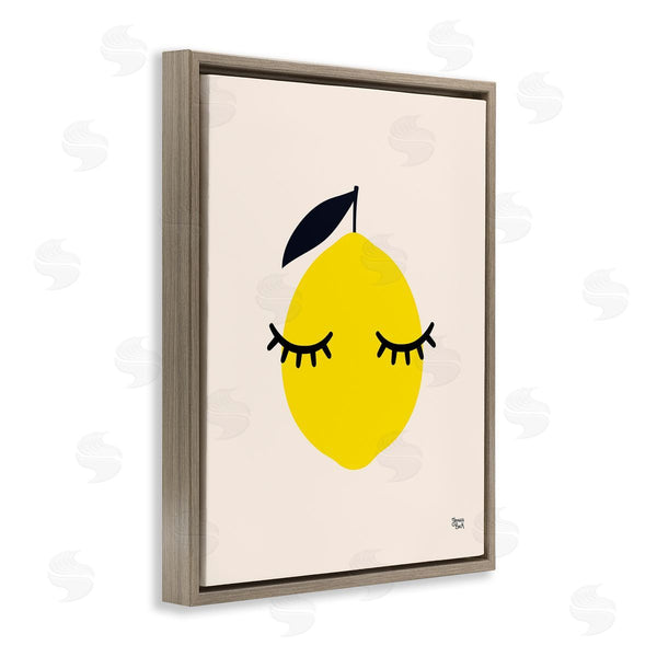 Stupell Industries Jessica Beck | Lemon With Eyelashes