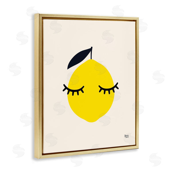 Stupell Industries Jessica Beck | Lemon With Eyelashes