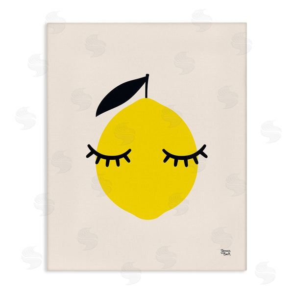 stupell industries Jessica Beck | Lemon with Eyelashes