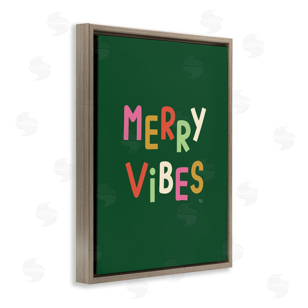 Stupell Industries Jessica Beck | Merry Vibes Colorful Text