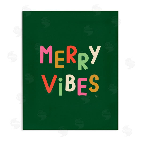 stupell industries Jessica Beck | Merry Vibes Colorful Text