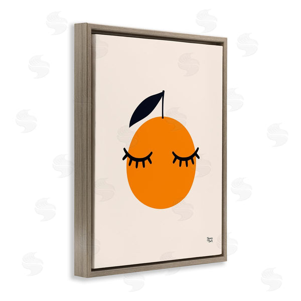 Stupell Industries Jessica Beck | Orange With Eyelashes