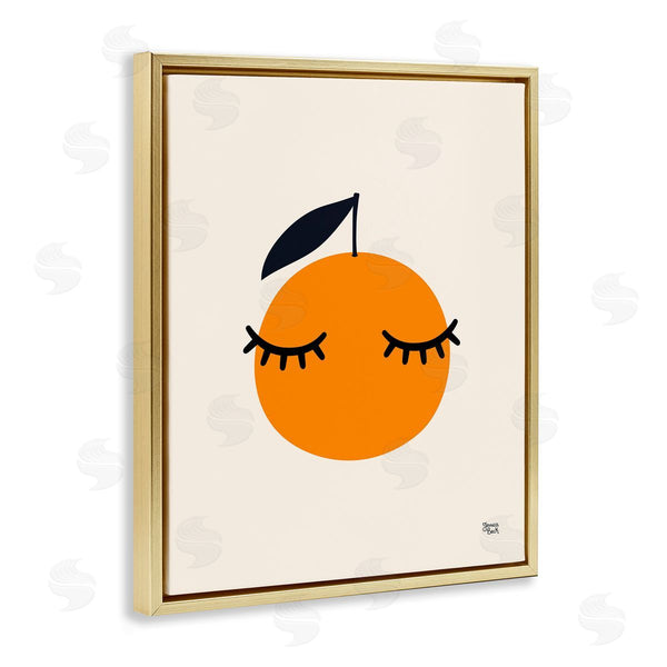 Stupell Industries Jessica Beck | Orange With Eyelashes