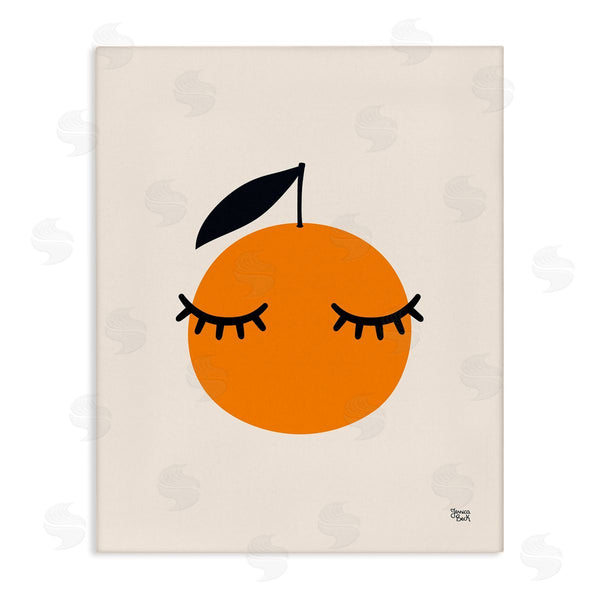 stupell industries Jessica Beck | Orange with Eyelashes