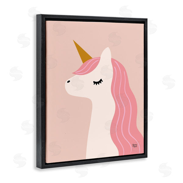 Stupell Industries Jessica Beck | Peach Pastel Unicorn