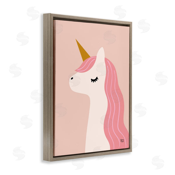 Stupell Industries Jessica Beck | Peach Pastel Unicorn
