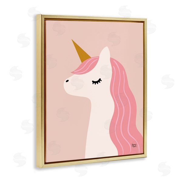 Stupell Industries Jessica Beck | Peach Pastel Unicorn