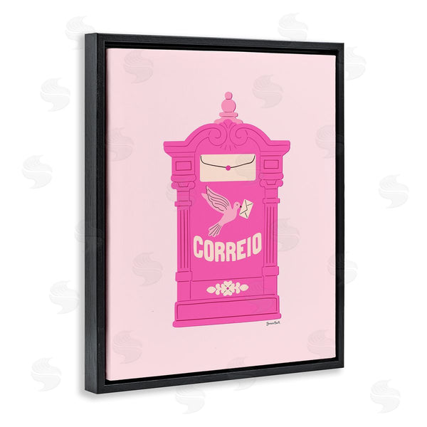 Stupell Industries Jessica Beck | Pink Portuguese Post Mailbox