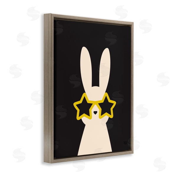 Stupell Industries Jessica Beck | Rabbit With Star Glasses