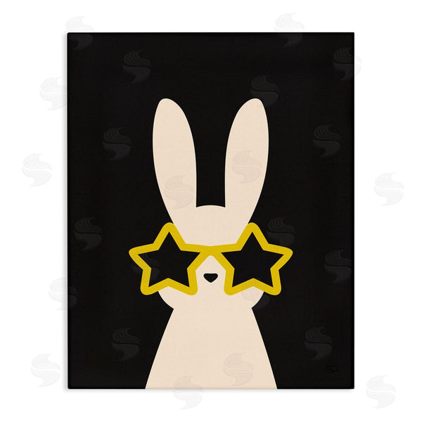 stupell industries Jessica Beck | Rabbit with Star Glasses