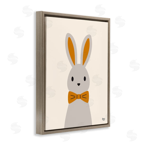 Stupell Industries Jessica Beck | Simple Rabbit With Bowtie