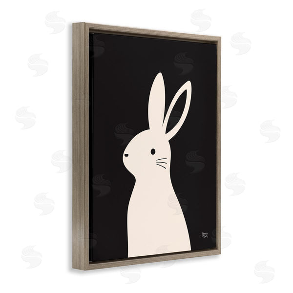 Stupell Industries Jessica Beck | Simple White Bunny Wall Art