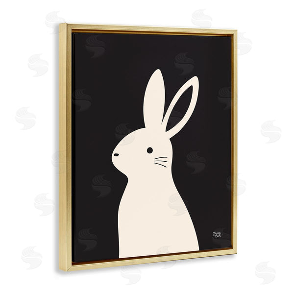 Stupell Industries Jessica Beck | Simple White Bunny Wall Art