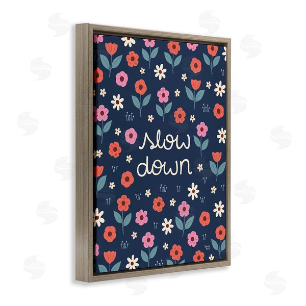 Stupell Industries Jessica Beck | Slow Down On Bright Florals