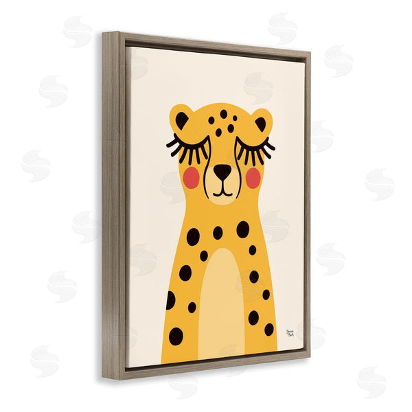 Stupell Industries Jessica Beck | Yellow Cheetah Smile