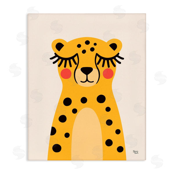 stupell industries Jessica Beck | Yellow Cheetah Smile