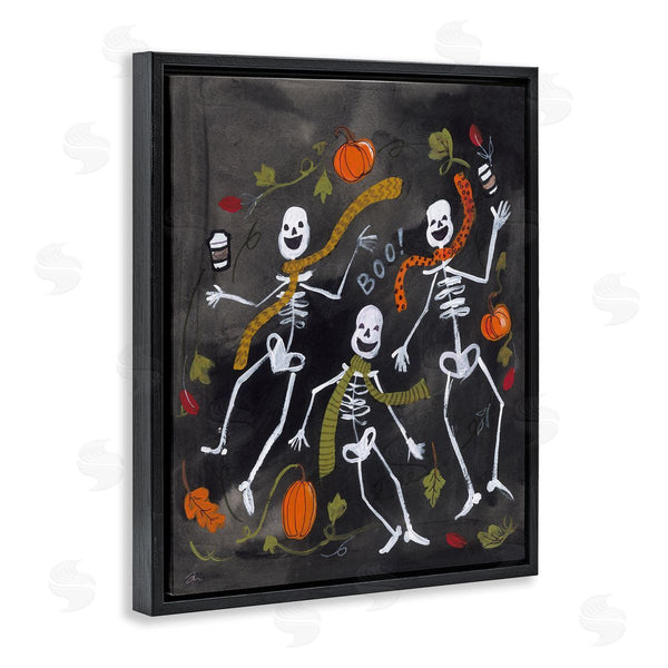 Stupell Industries Jessica Mingo | Autumn Skeletons With Coffee Wall Art