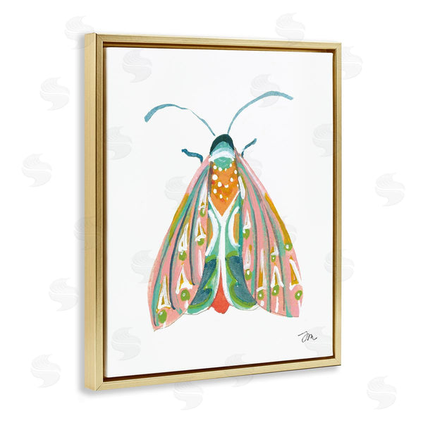 Stupell Industries Jessica Mingo | Delicate Insect On White