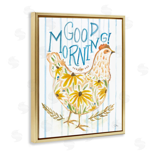 Stupell Industries Jessica Mingo | Good Morning Farmhouse Hen
