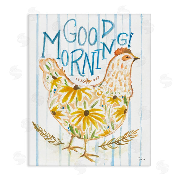 stupell industries Jessica Mingo | Good Morning Farmhouse Hen