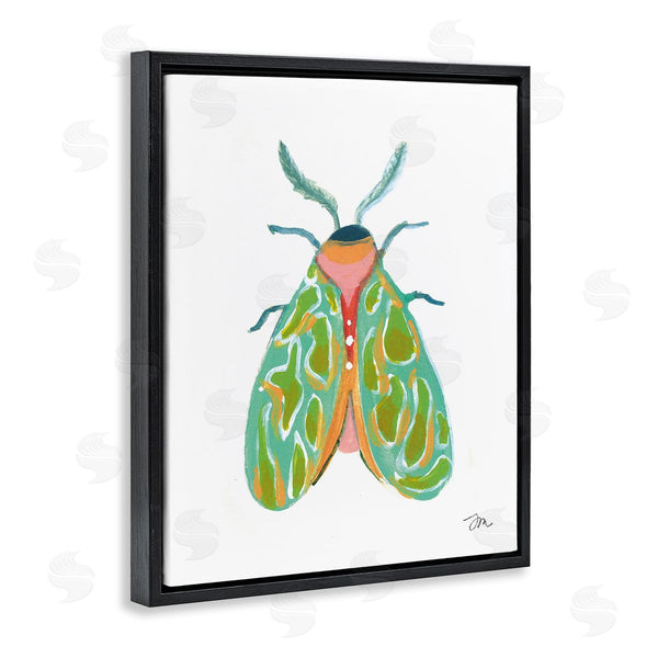 Stupell Industries Jessica Mingo | Green Pattern Moth