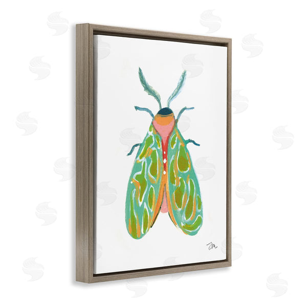 Stupell Industries Jessica Mingo | Green Pattern Moth