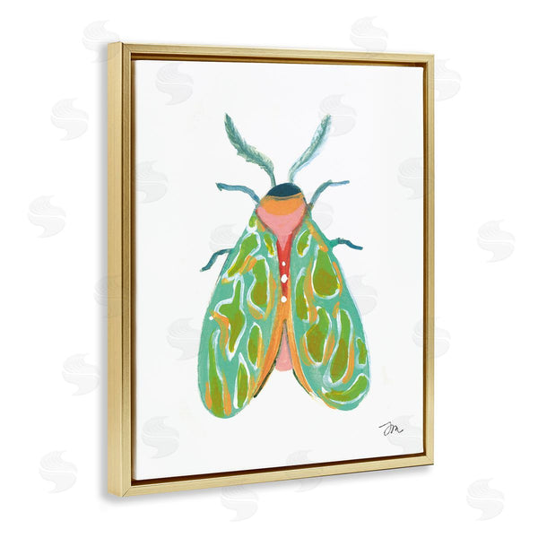 Stupell Industries Jessica Mingo | Green Pattern Moth