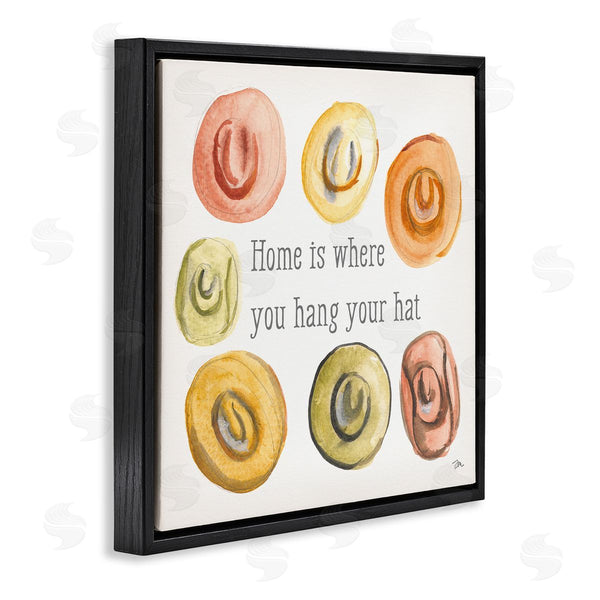 Stupell Industries Jessica Mingo | Hang Your Hat Phrase