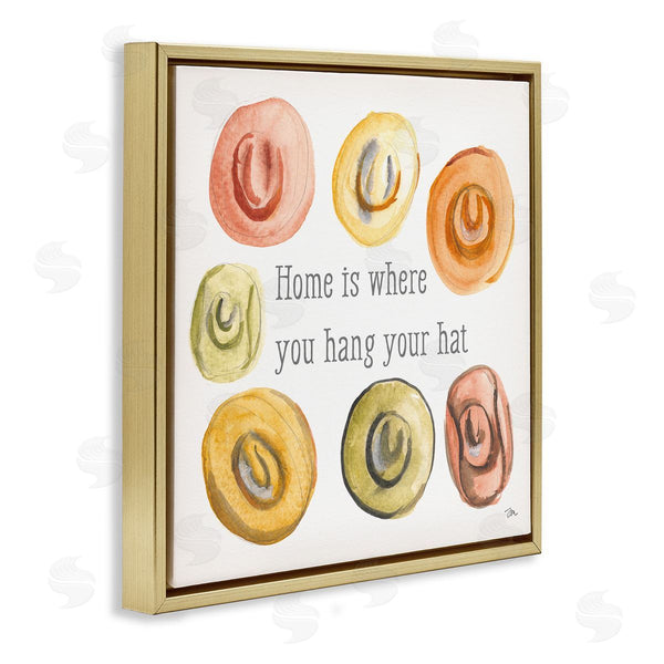 Stupell Industries Jessica Mingo | Hang Your Hat Phrase
