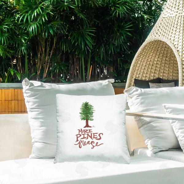 Stupell Industries Jessica Mingo | More Pines Please Illustration Printed Throw Pillow