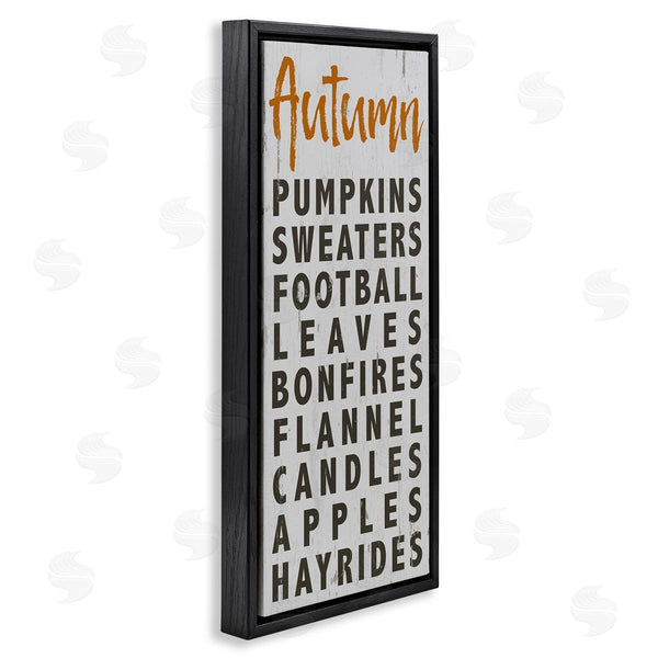 Stupell Industries Jessica Mundo | Autumn Favorites Charming Distressed Design