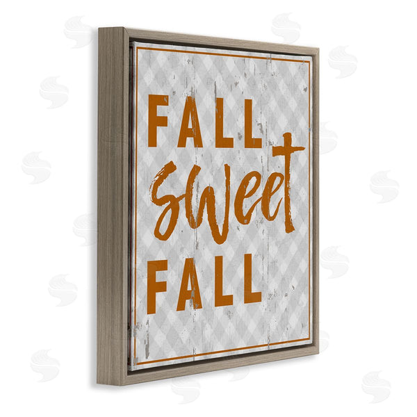 Stupell Industries Jessica Mundo | Fall Sweet Fall Distressed Orange Text