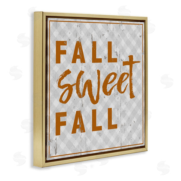 Stupell Industries Jessica Mundo | Fall Sweet Fall Distressed Orange Text