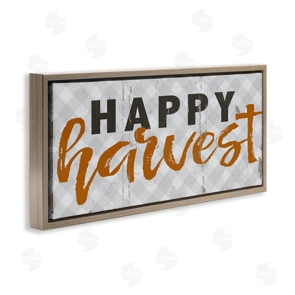 Stupell Industries Jessica Mundo | Happy Harvest Distressed Autumn Plaid