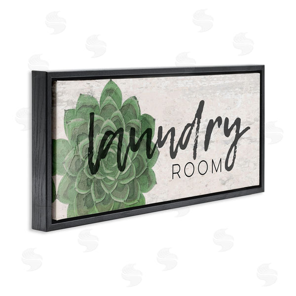 Stupell Industries Jessica Mundo | Laundry Room Green Succulent