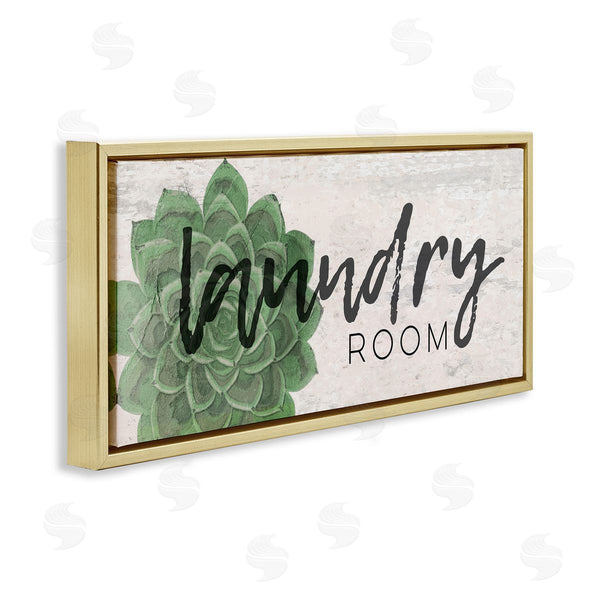 Stupell Industries Jessica Mundo | Laundry Room Green Succulent