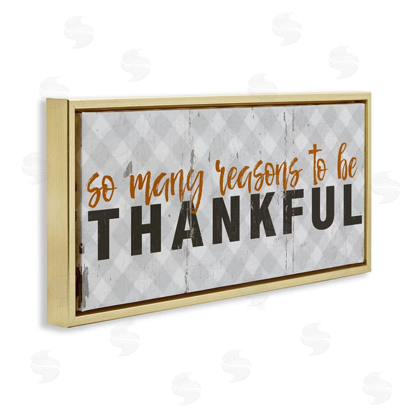 Stupell Industries Jessica Mundo | Reasons To Be Thankful Autumn Charm