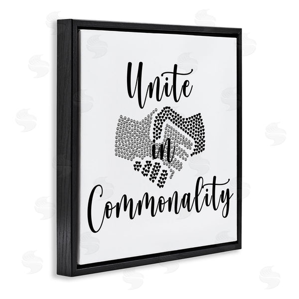 Stupell Industries Jessica Mundo | Unite In Commonality Equality Handshake Wall Art