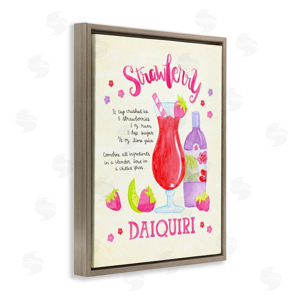 Stupell Industries Jessica Weifle | Strawberry Daiquiri Recipe