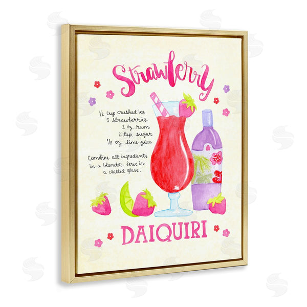 Stupell Industries Jessica Weifle | Strawberry Daiquiri Recipe