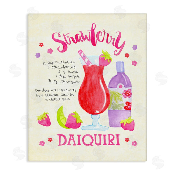 stupell industries Jessica Weifle | Strawberry Daiquiri Recipe