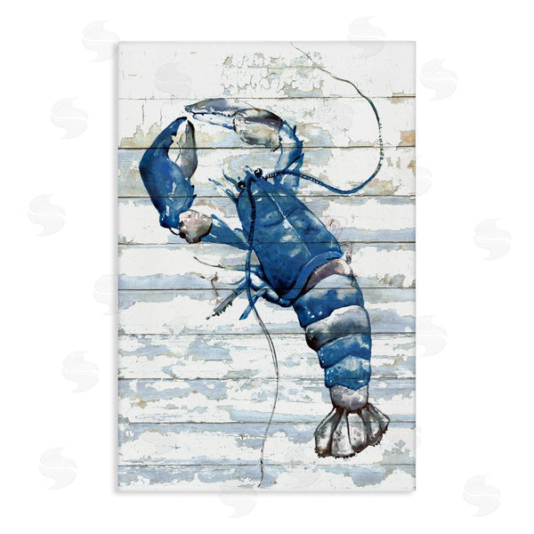 stupell industries Jessie Perry | Blue Lobster on Distressed