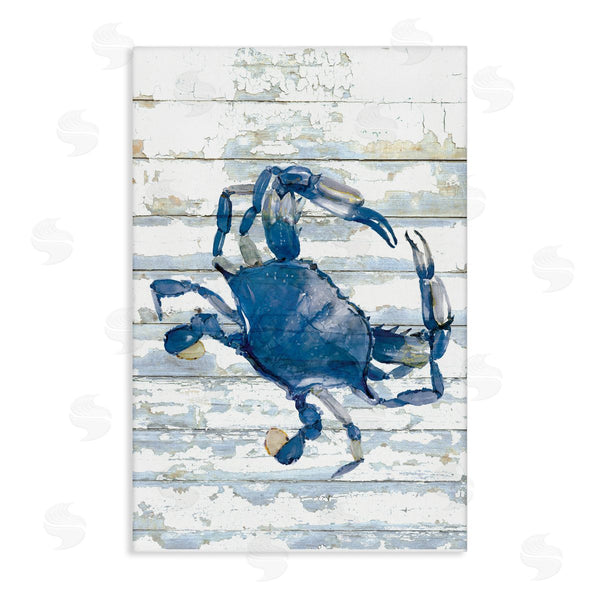 stupell industries Jessie Perry | Distressed Blue Ocean Crab
