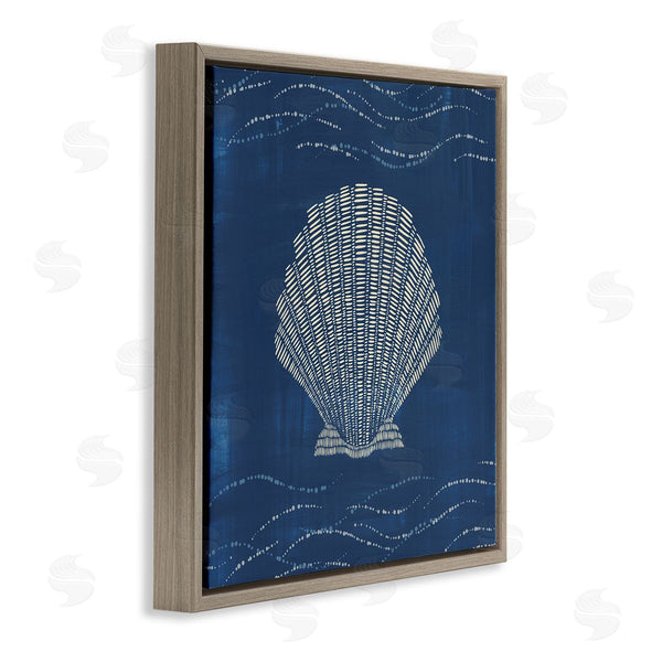 Stupell Industries Jetty Home LLC | Clam Shell On Blue