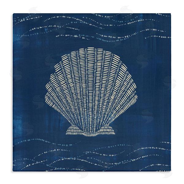 stupell industries Jetty Home LLC | Clam Shell on Blue