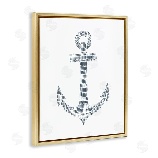 Stupell Industries Jetty Home LLC | Minimal Nautical Anchor