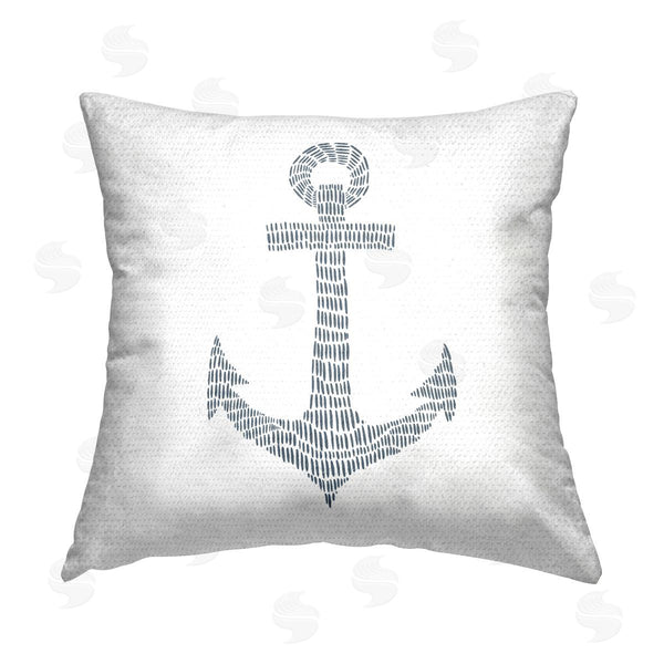 Stupell Industries Jetty Home LLC | Minimal Nautical Anchor Printed Throw Pillow