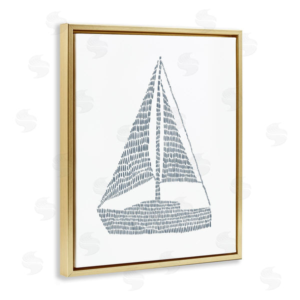 Stupell Industries Jetty Home LLC | Minimal Sail Boat